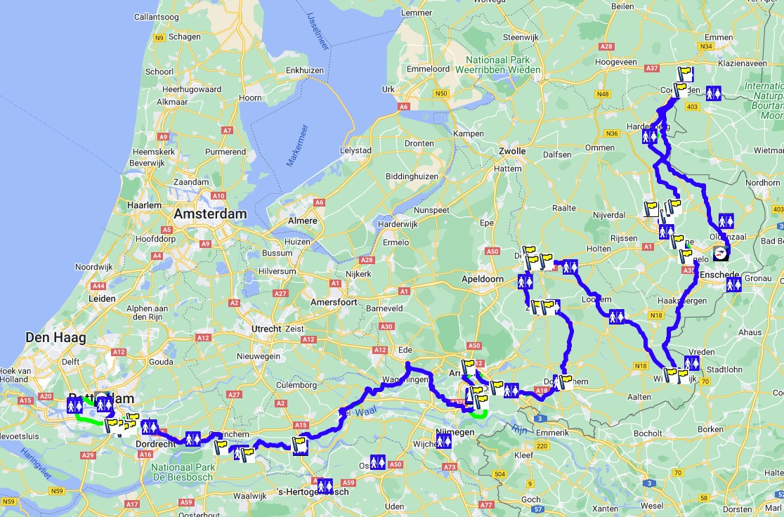 Roparun Route Noord 2025